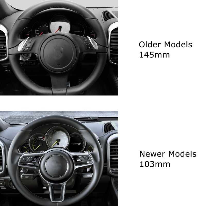 Vòng Bạc Trang Trí Vô Lăng Xe Hơi Porsche Cayenne Panamera Macan 911