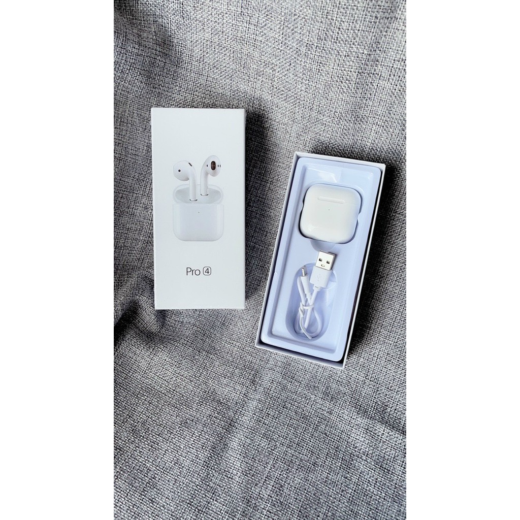[AirPods Pro4] ⭐FREE SHIP ⭐Tai nghe Airpods Pro 4 Bluetooth 5.0 TWS đổi tên, định vị chuẩn 2020 [RẺ VÔ ĐỊCH] BH 6 tháng | BigBuy360 - bigbuy360.vn