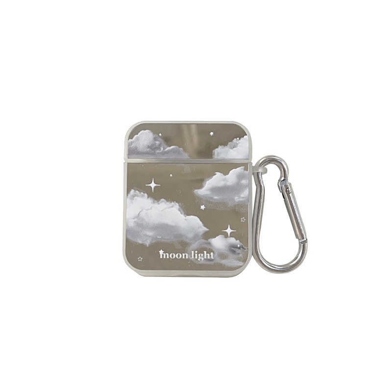 Vỏ Bảo Vệ Hộp Sạc Tai Nghe Airpods 1 2 3 Pro 3 Airpods3 Mềm Hình Đám Mây Mặt Gương Chống Rơi