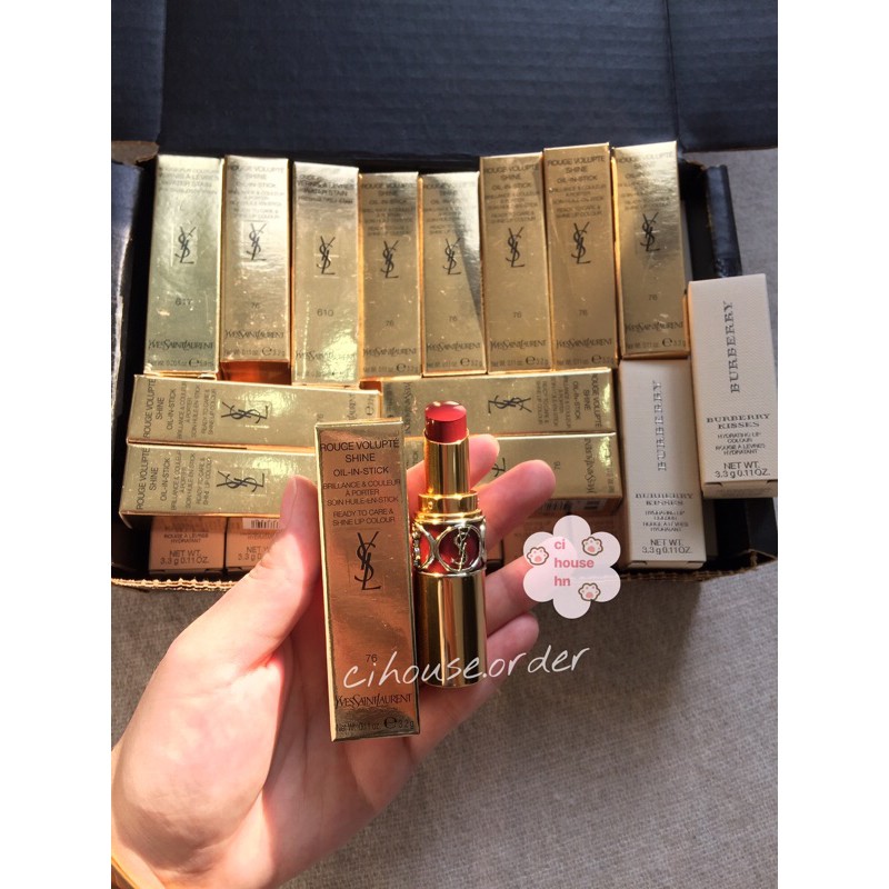 [CÓ SẴN - ĐỦ BILL - AUTHENTIC] Son Ysl Shine 76 vợt sale bill duty - ảnh shop tự chụp | BigBuy360 - bigbuy360.vn