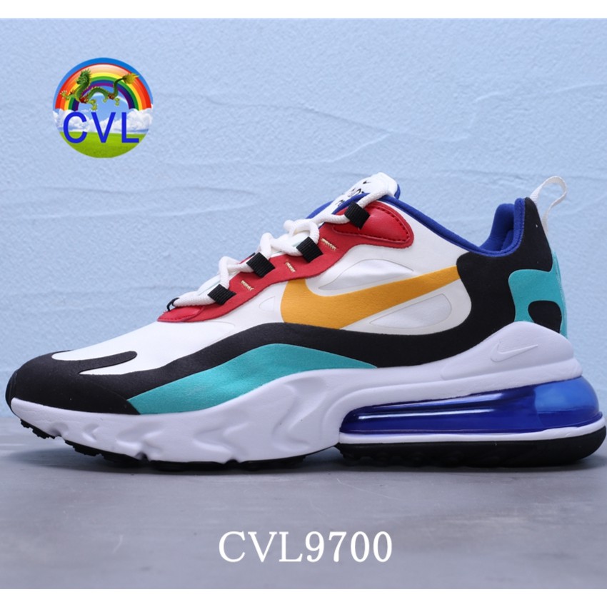 (Hot Hit) NIKE AIR MAX 270 REACT BAUHAUS 270 Rịa Racing Series Máy bơm nửa cọ phía sau AO4971-002