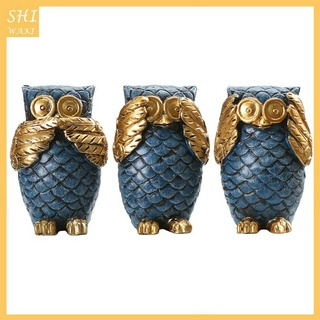 Tượng Cú Mèo Trang Trí Để Bàn