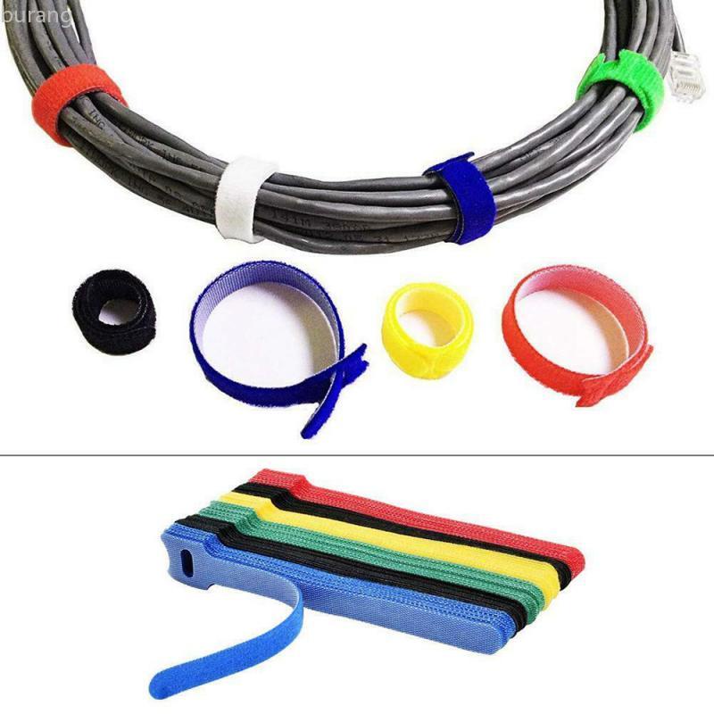 Bộ 20 dây khóa dán cố định dây cáp tiện lợi
