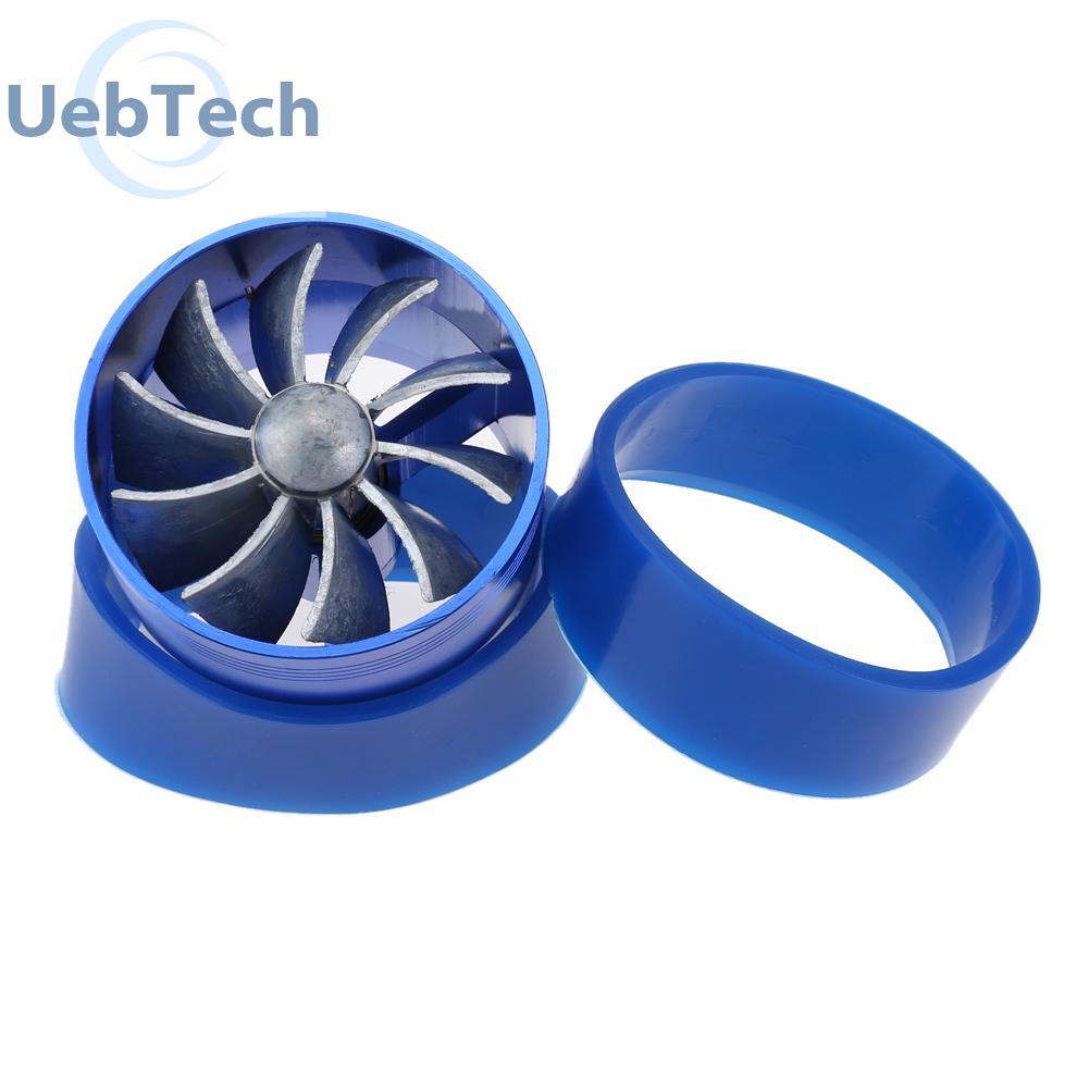 Uebtech Car Refitting Turbine Turbo Charger Air Intake Gas Fuel Saver Fan Vent