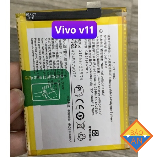 Pin Vivo V11i / V11 i / Y97 Z3i B-E8 - Linh kiện zin