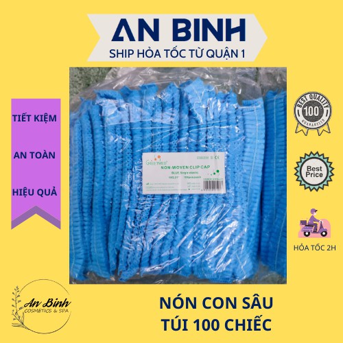 (Q1-HCM) Nón Giấy Y Tế - Nón Con Sâu Chưa Tiệt Trùng