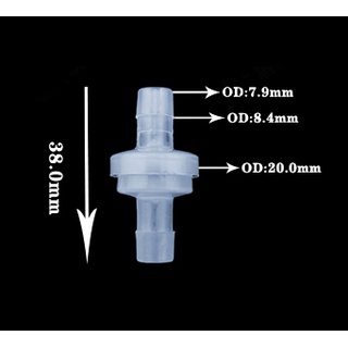 Van 1 chiều 8mm, van khí 1 chiều - van nước 1 chiều 8mm