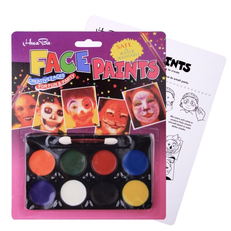 Bộ màu vẽ mặt hoá trang Halloween