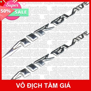 Hcm- bộ tem nổi dán xe air blade, cánh chim, logo ab