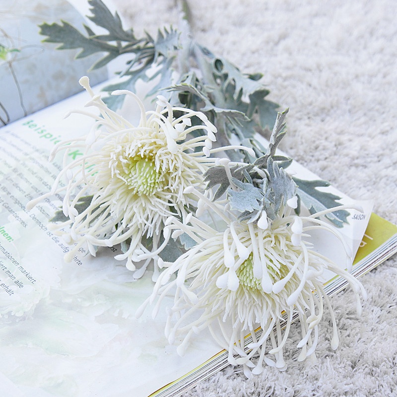 1 Bó Hoa Giả Bằng Nhựa Dùng Trang Trí Nhà Cửa / Văn Phòng / Sự Kiện Diy