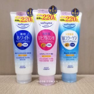 Sữa rửa mặt Kose Softymo Nhật Bản 220g