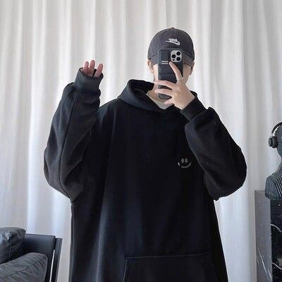 Áo Hoodie Oversize Smile, JACKLANE, Áo nỉ dài tay Unisex Jack Lane