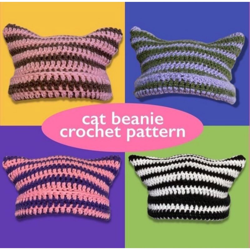 Nón len tai mèo đáng yêu