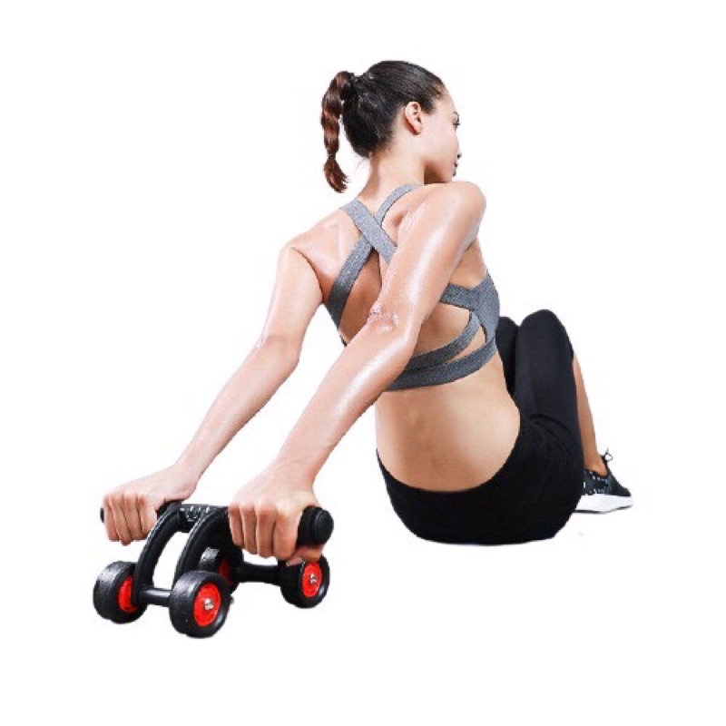 Con Lăn Tập Cơ Bụng 4 Bánh Cao Cấp Hàng Loại 1 Giá Tận Xưởng
