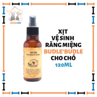 Budle’Budle - Xịt vệ sinh răng miệng chiết xuất hữu cơ cho chó - 120ml