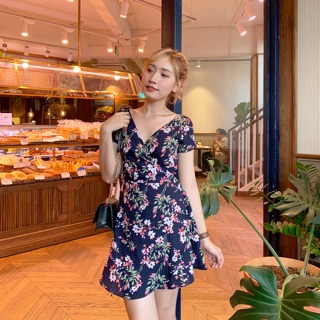 ĐẦM CỔ ĐẮP CHÉO ( SOLLIE DRESS)
