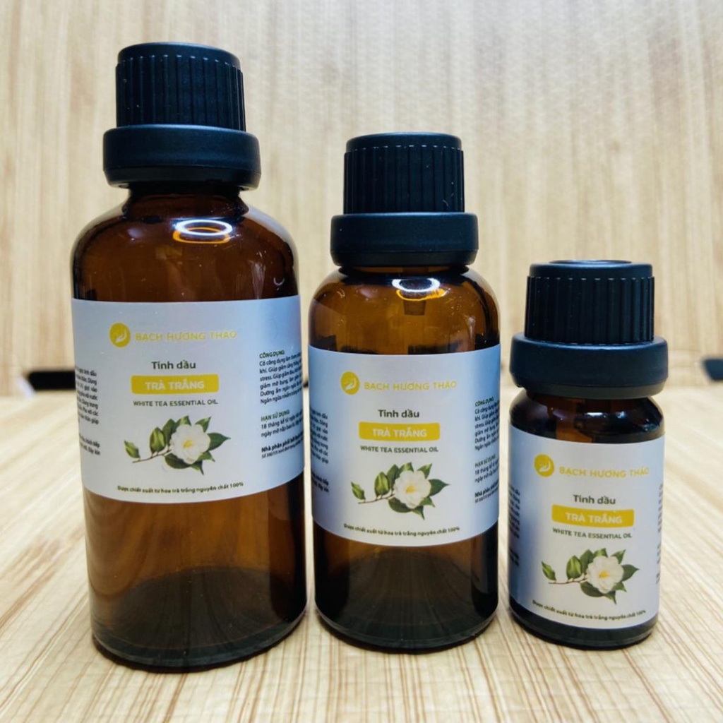 TINH DẦU TRÀ TRẮNG - WHITE TEA ESSENTIAL OIL  Tinh dầu thơm trà trắng 100% nguyên chất | Bạch Hương Thảo