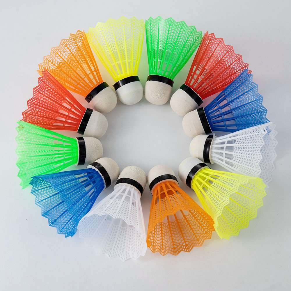 Set 12 quả cầu lông bằng nhựa chất lượng cao