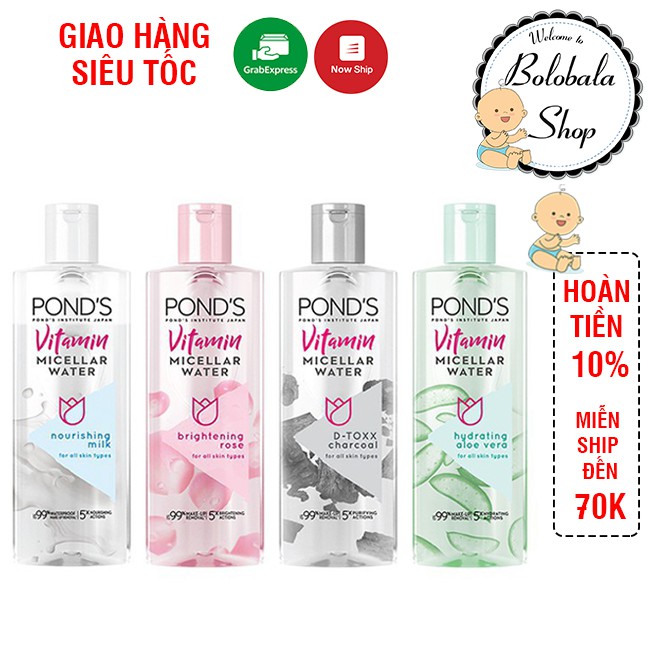 Nước tẩy trang làm sáng da Pond's White Beauty Micellar Water 100ml - hàng tặng