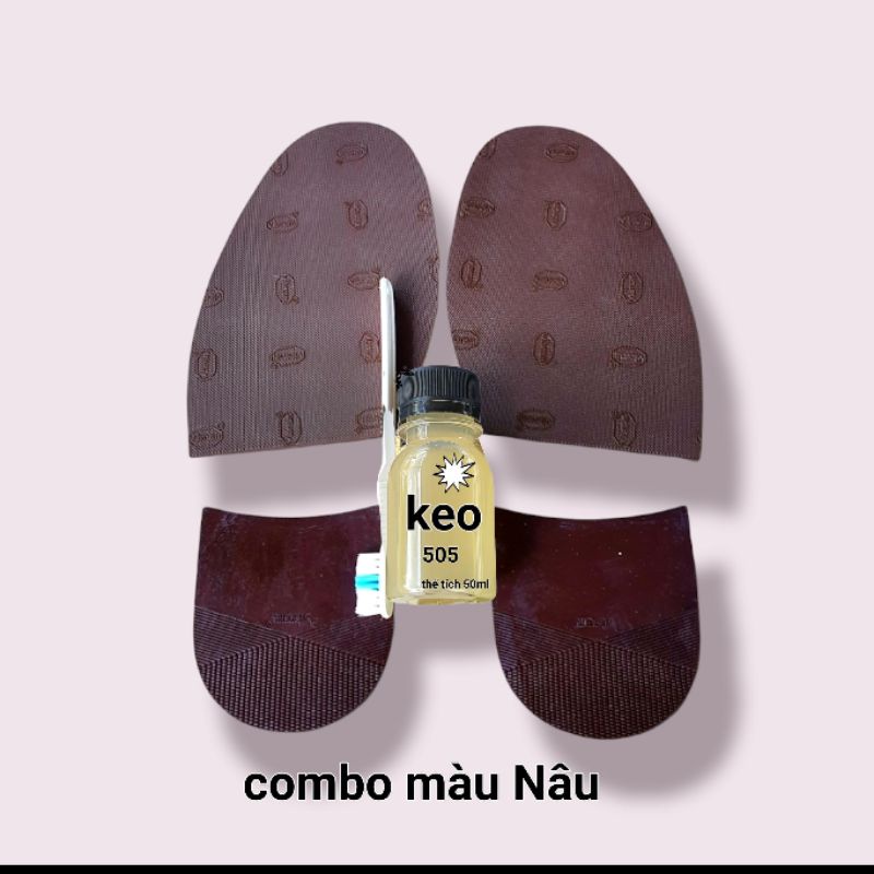 Combo Bộ đế dán giày hiệu vibram + KEO