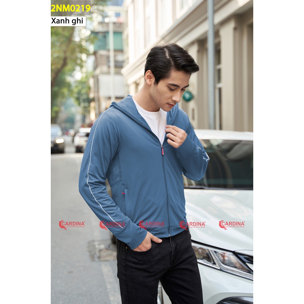 [CHÍNH HÃNG] - Áo Chống Nắng Nam Chất Thun Lạnh CARDINA - Tặng Kèm Khẩu Trang
