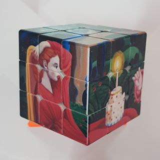 Rubik 3x3 hình Noel