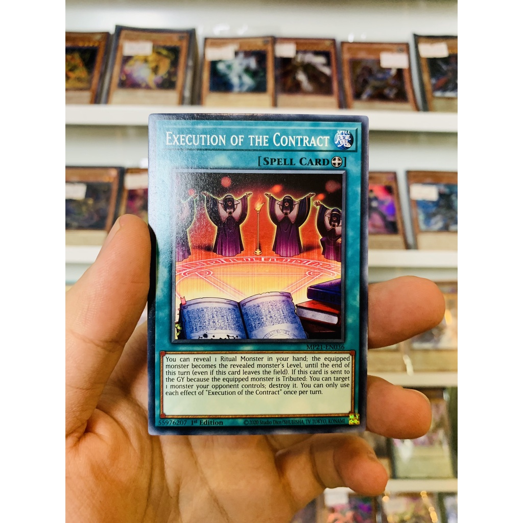 Thẻ Bài Lẻ YugiOh Mã MP21-EN036 - Execution of the Contract - Common - 1st Edition