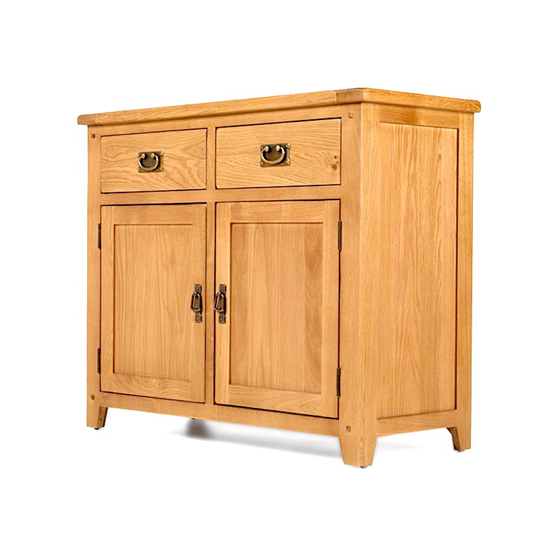 Tủ trữ đồ 2 cánh IBIE Rustic gỗ sồi màu tự nhiên