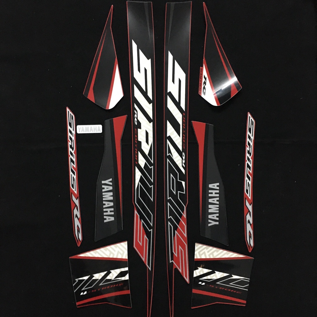 (MỚI VỀ) Bộ sưu tập tem 3 lớp cao cấp xe SIRIUS RC đời 2020, 2021, tem như zin theo xe