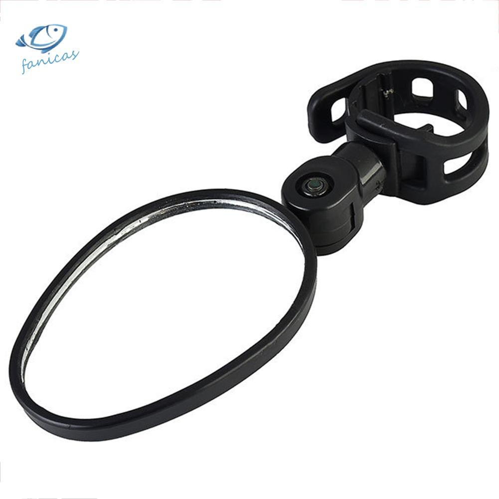 Gương chiếu hậu gắn tay lái xoay được 360 độ màu đen dành cho xe đạp leo núi xe đạp đường trường