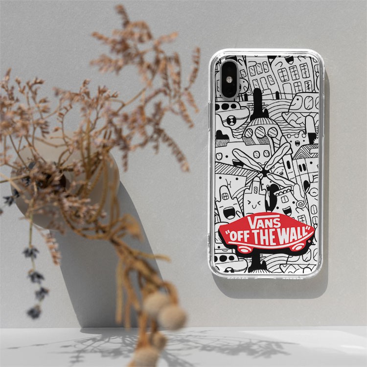 Ốp lưng iphone thành phố Vans off the wall cho Iphone 5 6 7 8 Plus X Xr 11 12 Pro Max JC20200800140