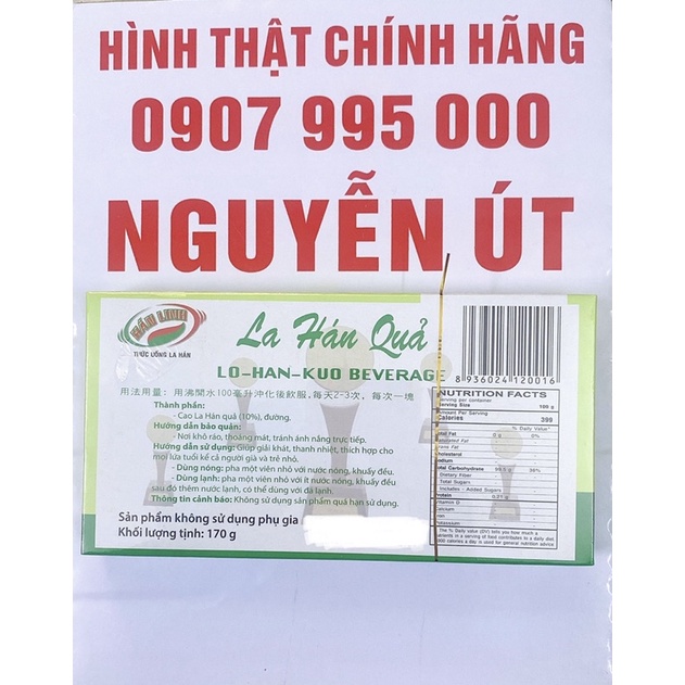 la hán quả hán linh 170g loại 1