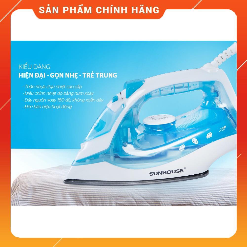 [Kiểu Dáng Hiện Đại] Bàn là hơi nước SUNHOUSE SHD2065 Nhỏ Gọn - Dễ Sử Dụng - Có đèn hiển thị