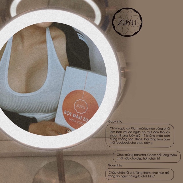 Bột đậu nành tăng vòng 1 zuyu kèm tinh dầu maxa tăng vòng1 | BigBuy360 - bigbuy360.vn