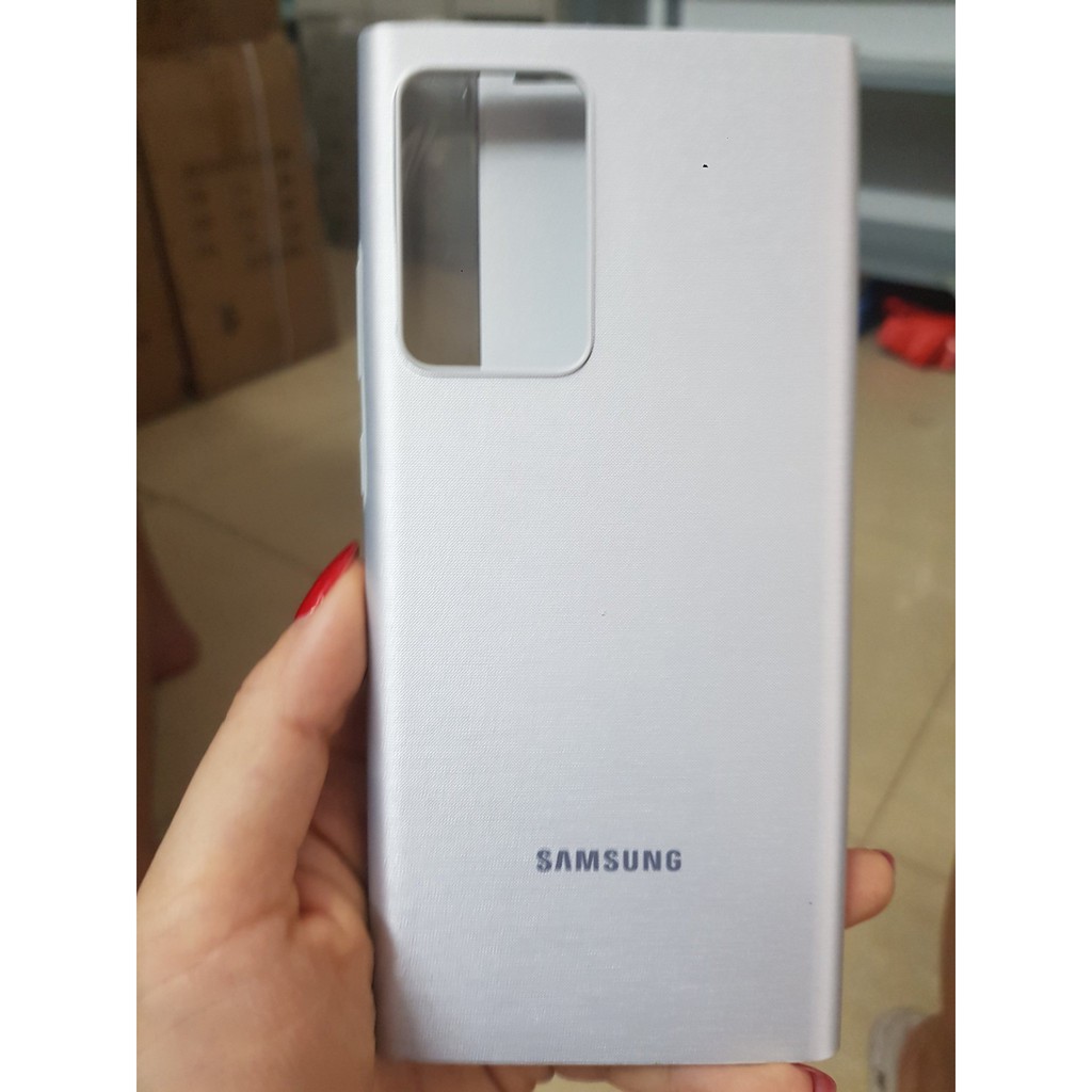 Bao da Smart Clear View Samsung Galaxy Note 20 Ultra/Note 20 Ultra 5G chính hãng