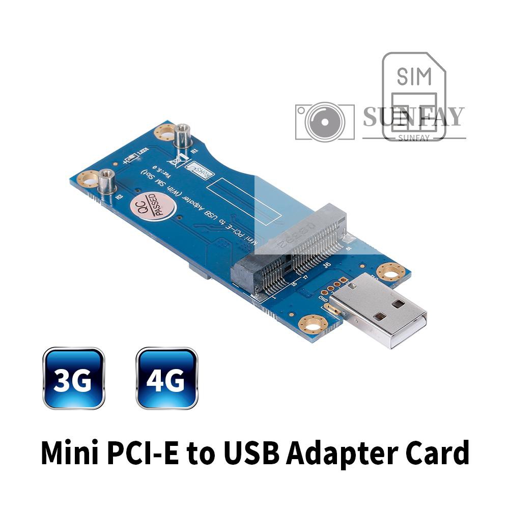 Card Chuyển Đổi Pci-E Sang Usb 3g / 4g Với Khe Cắm Sim