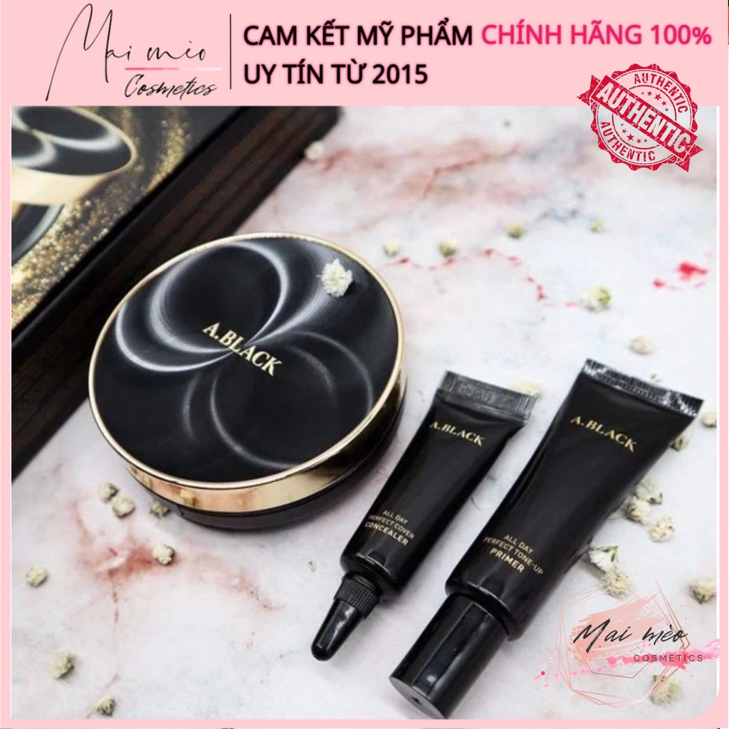 PHẤN NƯỚC- CUSHION CLIO A.BLACK 3 MÓN CHE PHỦ HOÀN HẢO