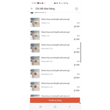 Combo hoa cúc pmo 80 cái size 2,7cm và 60 cái size 2.1cm