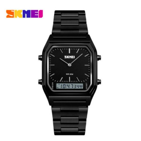 Đồng Hồ Nam Nữ Kim-Điện Tử SKMEI 1220 Dual Time Chính Hãng