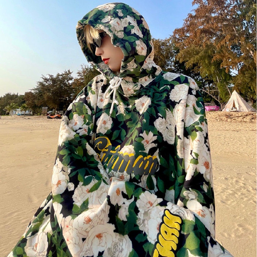 Áo hoodie tay dài in hoa thời trang | BigBuy360 - bigbuy360.vn