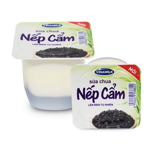 SỮA CHUA ĂN LOVE YOGURT NẾP CẨM - VỈ 4 HỘP 100G