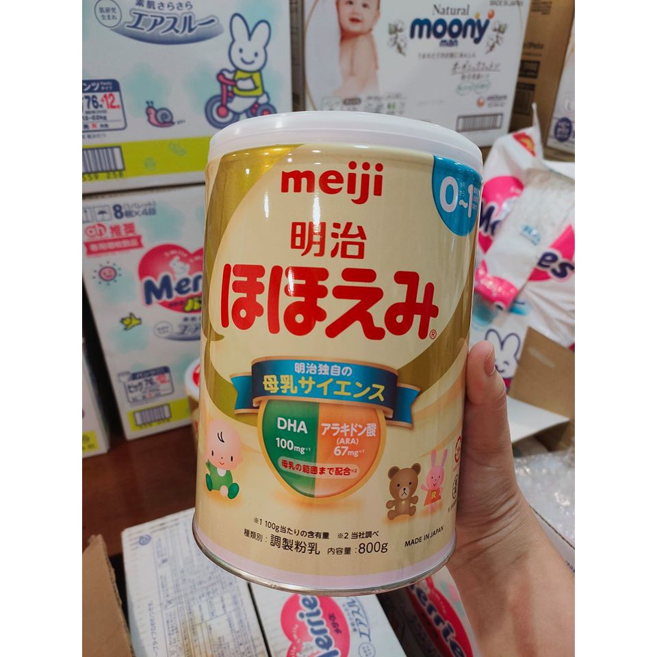 Sữa Meiji Nội Địa Nhật số 0 và 9