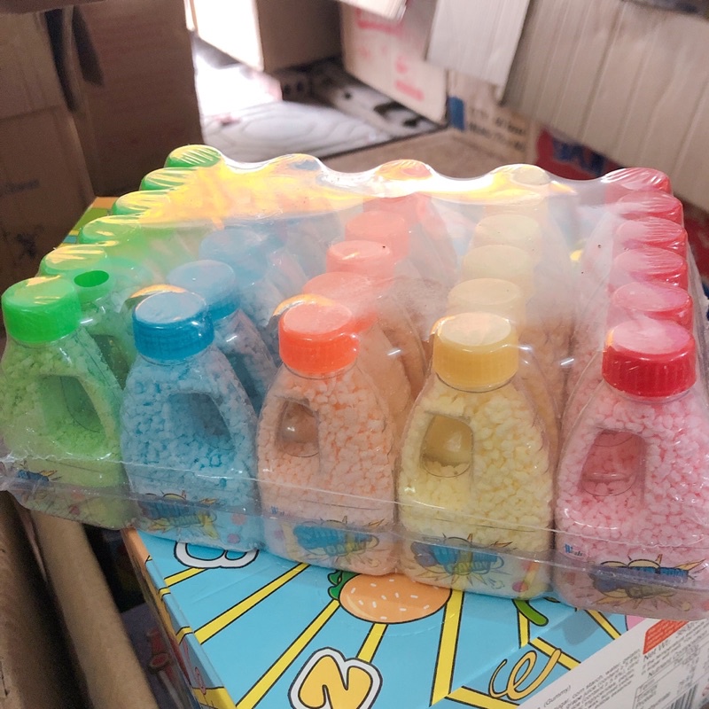 Sỉ lốc 30 lọ xê cốm sắc màu hình can xà phòng