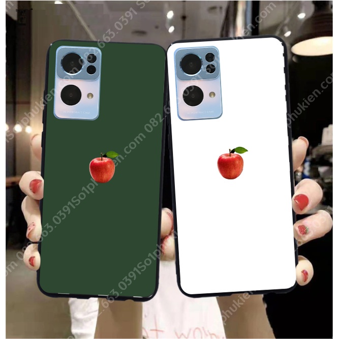 Ốp lưng Oppo Reno 7 4G 5G / 7z (7 z) / 7 pro pro giả iphone ép kính nano chống bể