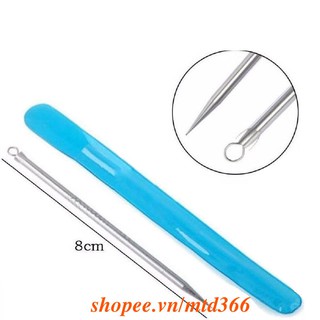 Cây Nặn Mụn 2 Đầu No Bland Bằng Thép Không Ghỉ Siêu Bền,Chính Hãng.