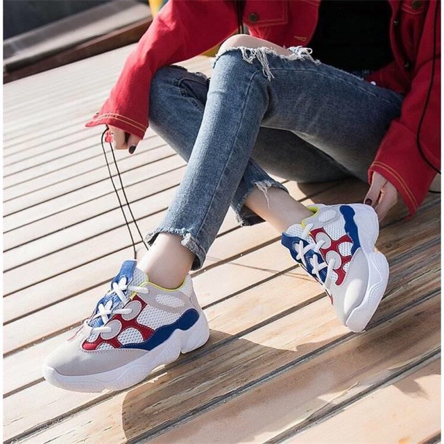 GIÀY THỂ THAO NỮ ĐẾ SÓNG KÈM HỘP D1 | BigBuy360 - bigbuy360.vn