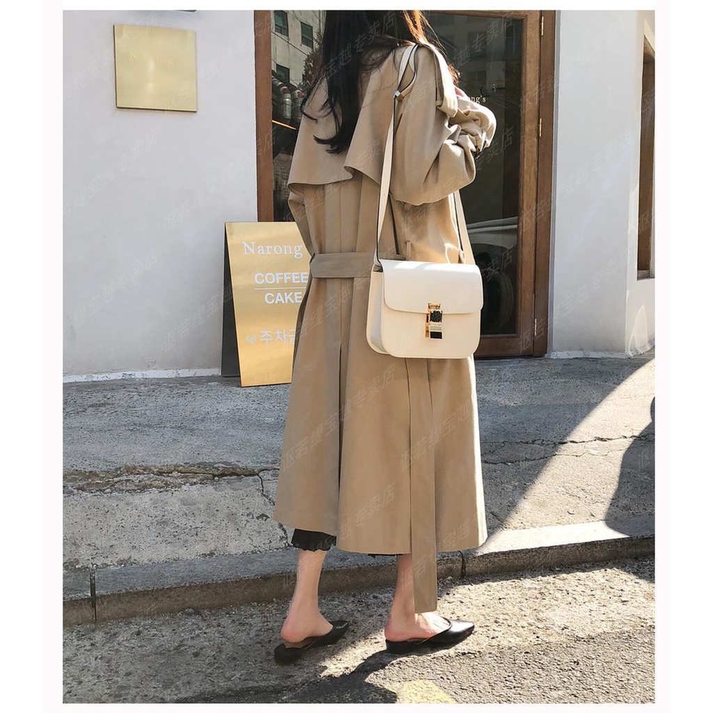 Áo Khoác Gió Dáng Rộng Thiết Kế Mới Thời Trang Mùa Xuân Thu Theo Phong Cách Hàn Quốc Dành Cho Nữ 2021