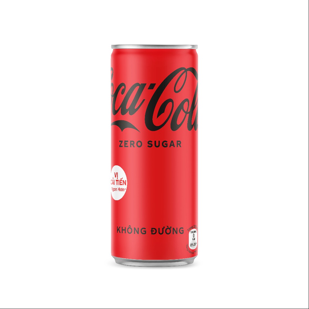 Lốc 24 Lon Nước Giải Khát Không Đường Coca-Cola Zero 320mlx24