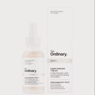 Lactic Acid 10% +HA 2% serum tẩy da chết hiệu quả cao, làm sáng da đều màu da