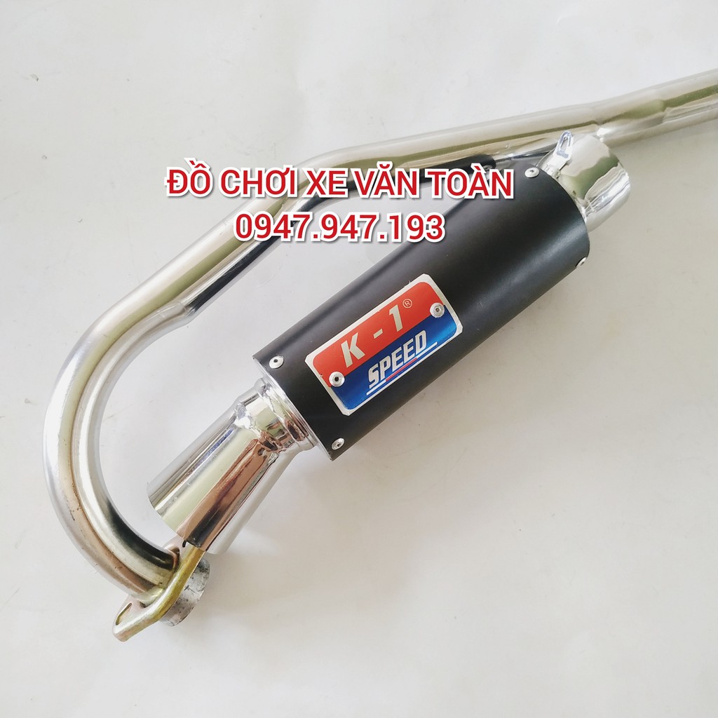 Pô K1 đen độ Exciter 135 - Pô Ex135